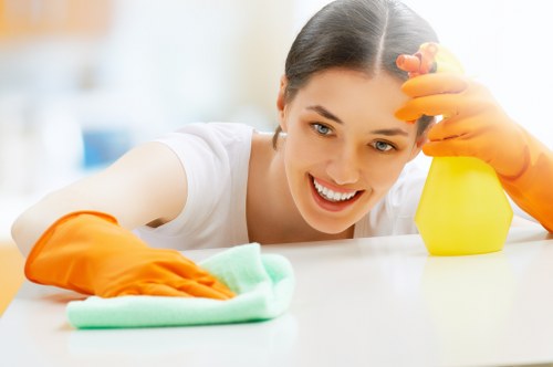 Deodorizing a mattress with baking soda as part of mattress cleaning